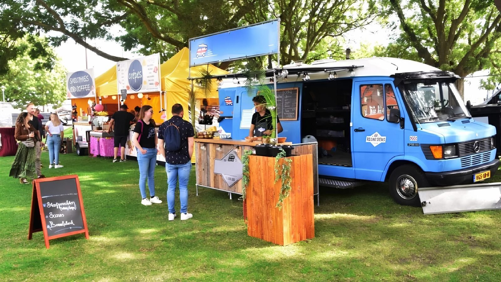 Het foodtruckplein